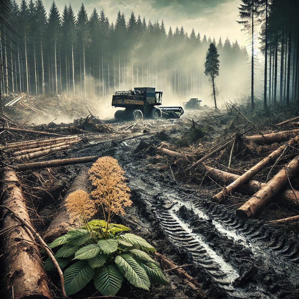 Miškų kirtimai – slapta invazinių rūšių plitimo bomba?